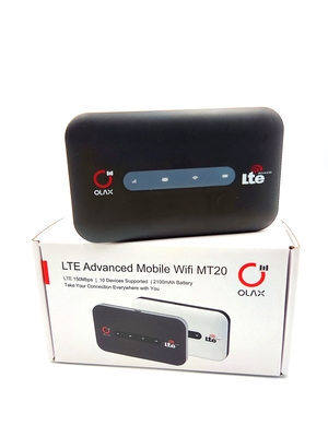 Puerto negro del router USIM de Mini Portable MIFI Wifi para el viaje