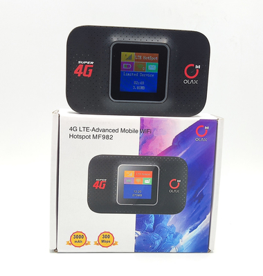 Routeres móviles de los apuroses del uso 4g Sim Card 4G LTE del router 4G LTE de Wifi Wifi del bolsillo de OLAX 150Mbps MF982