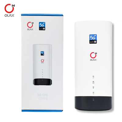 Olax G5018 Nuevo módem 5G CPE WiFi6 módem inalámbrico enrutador 5G con ranura para tarjeta SIM