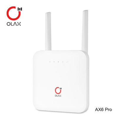 WAN/inalámbrico industrial LAN Modem Support de SIM Card del router del CPE de LTE 4G 32 dispositivos OLAX AX6 FAVORABLES