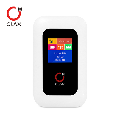 Exhibición móvil de los apuroses 150Mbps LCD del router de Wifi del bolsillo de OLAX MF980L Mini Portable 4G para Asia