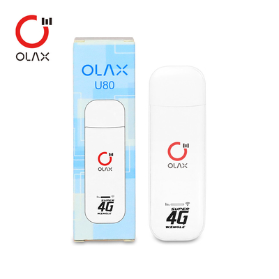 Dongle de OLAX U80 4g Lte Wifi todo el ODM del módem del palillo de Sim Support USB