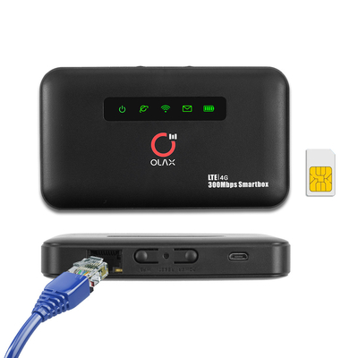 Router móvil de los routeres OLAX MF6875 Mifi de Vodafone WiFi con el puerto RJ45
