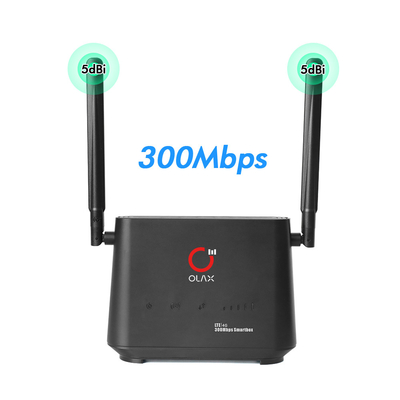 cámara CCTV industrial 4 LAN Ports OLAX AX5 del router 4G SIM Router Connect de 7.4V 2000mah 4G favorable