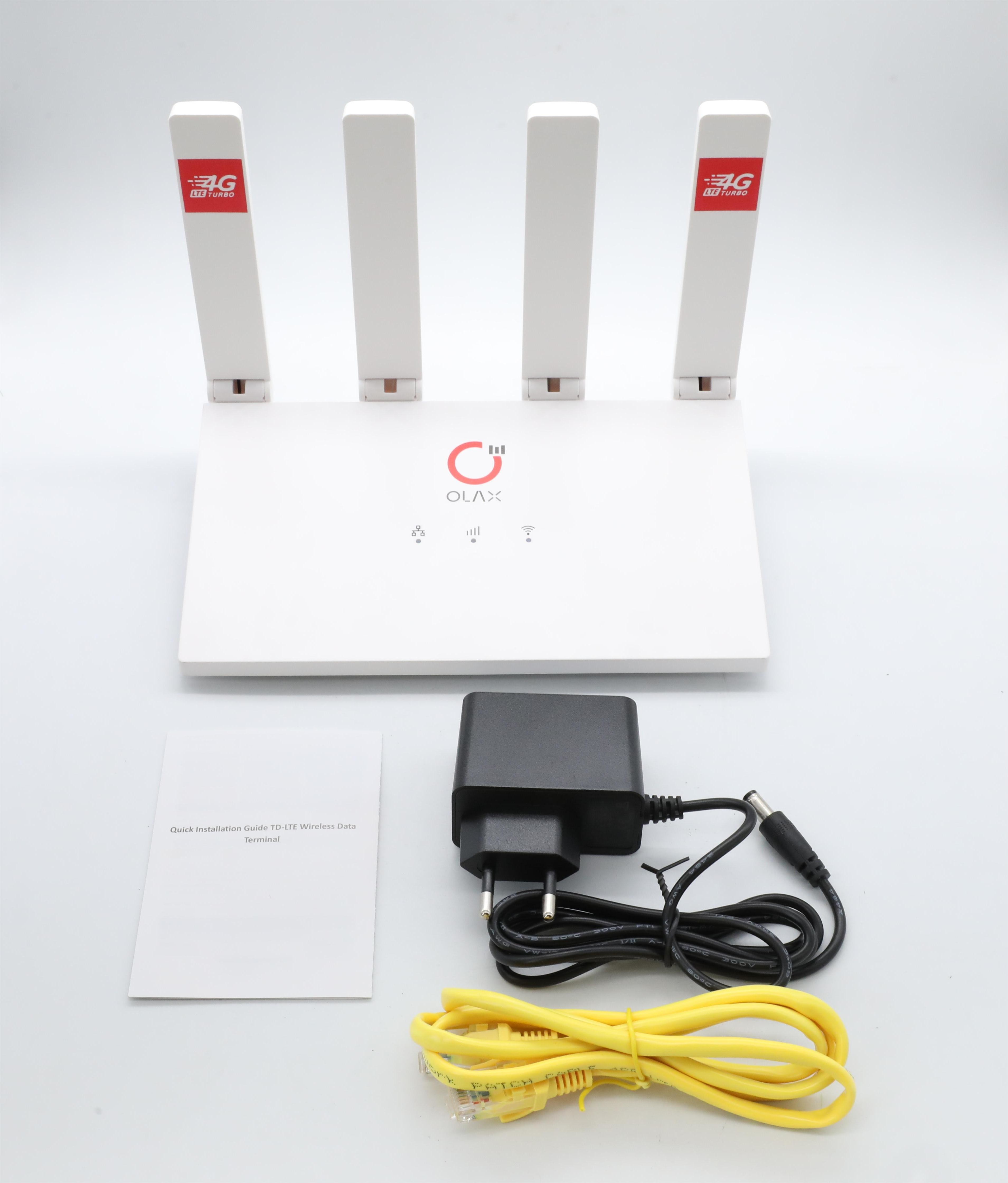 OLAX MC50 red 4g LTE WPA-PSK Encriptación CPE Wifi Router Wi-Fi 802.11g ...